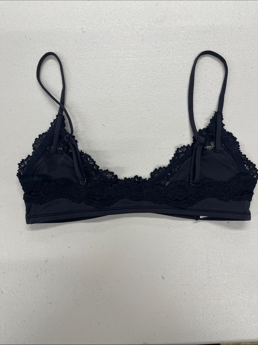 Skims Fits Everybody Lace Bralette ONYX S NWOT - Picture 2 of 2